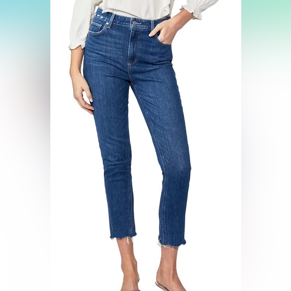NWT 25 Paige Sarah Slim Crop